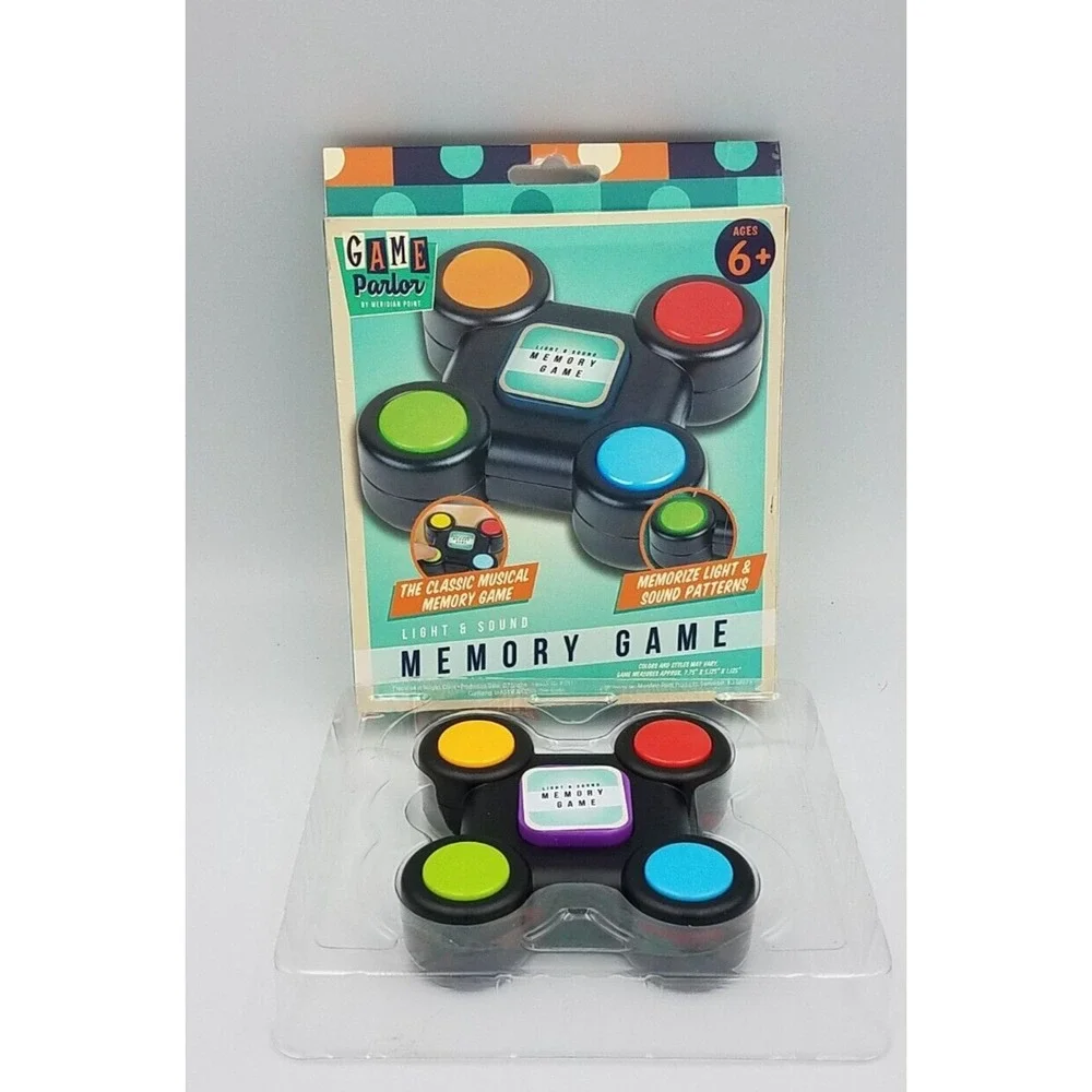 Light and Sound Memory Game for Kids‎ Adults Game Parlor Tested Works